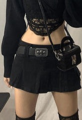 Denim Skate Minirock