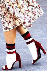 Socken mit Farbblockstreifen