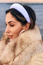 Diadema acolchada de terciopelo Races Matador