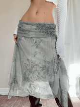 Maxirock mit unregelmäßigem Futter