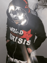 Sudadera con capucha y cremallera con gráfico de estrella y logotipo para hombre