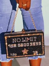 Bolso de mano con decoración de letras de estrellas