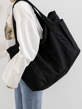 Bolsa de compras grande y sencilla de lona