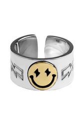 Ring mit Smiley Dekor