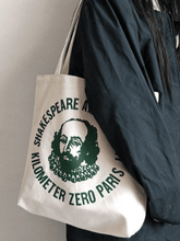 Bolsa de compras de lona con estampado vintage