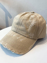 Gorra de béisbol desgastada con lavado vintage