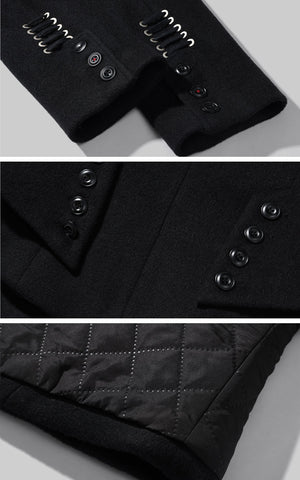 Structured Double-Breasted Cropped Jacket