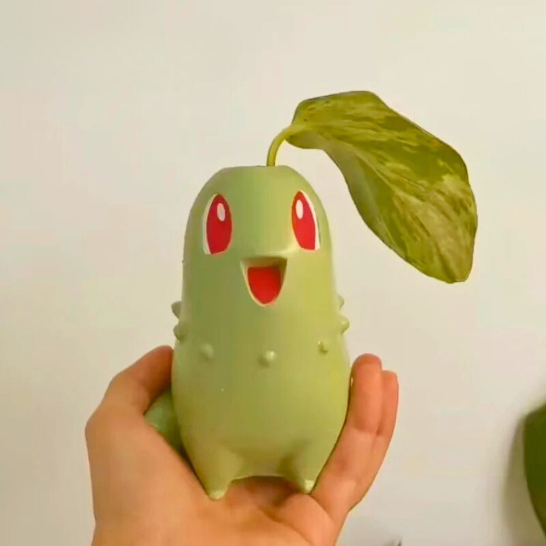 Chikorita Kawaii Planter Pot