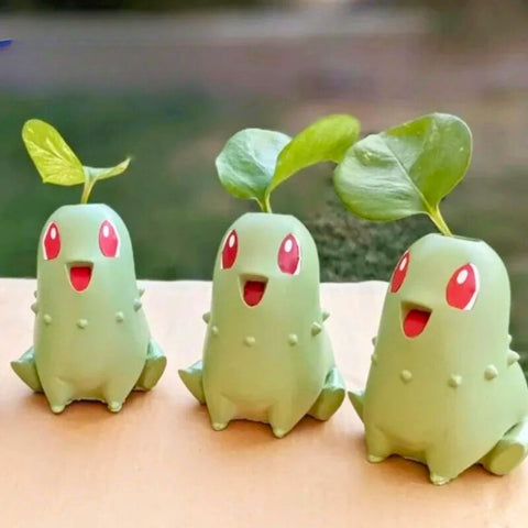 Chikorita Kawaii Planter Pot