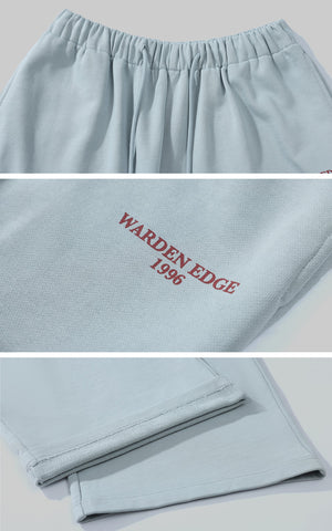 Grey-Blue Hoodie Sweatpants Set