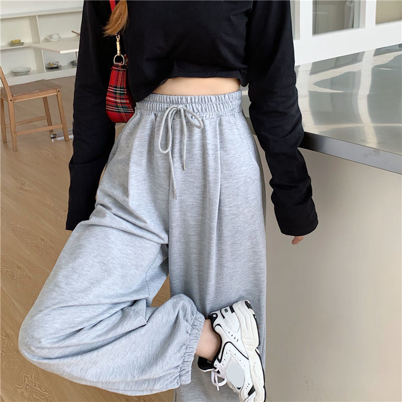 High Waist Casual Loose Jogger Sweatpants