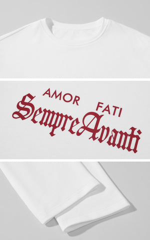 Gothic Logo Long-Sleeve Tee