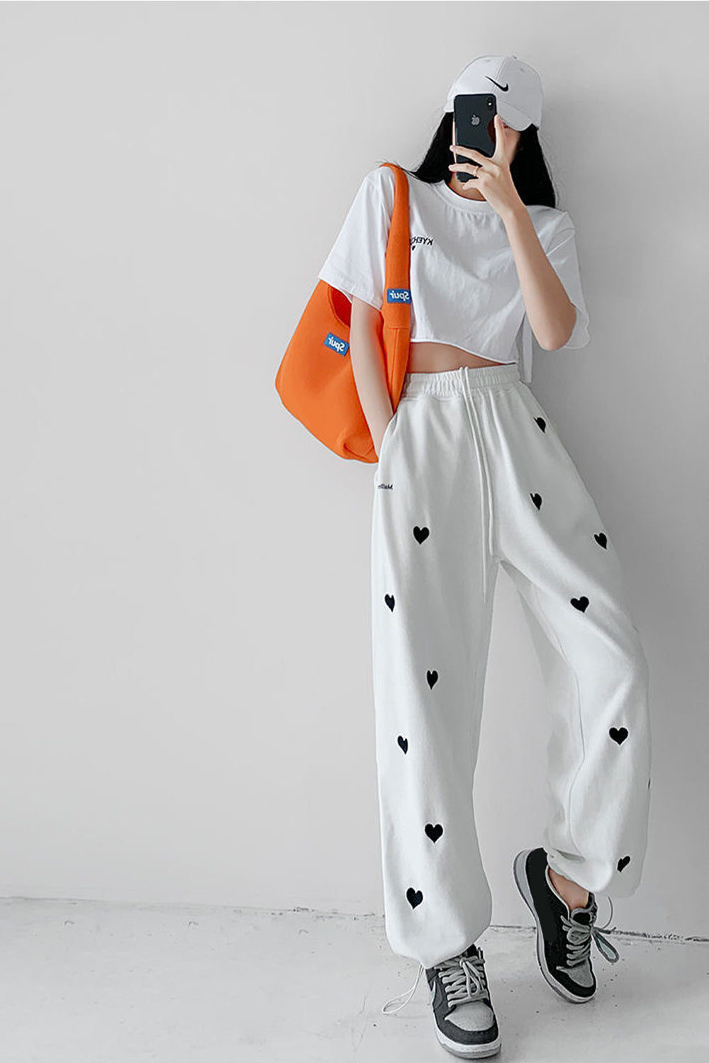 High Waist Love Full Printed Jogger Sweatpants