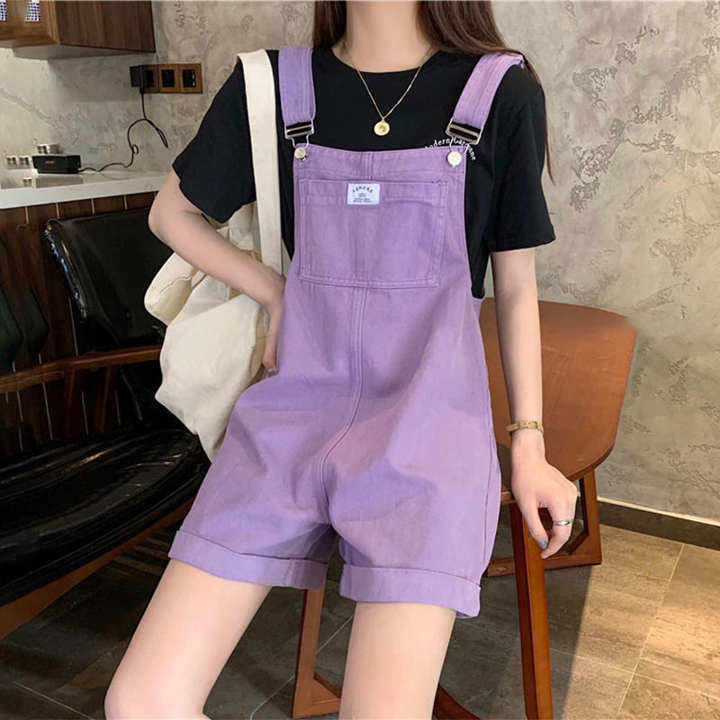 Wide Leg Summer Denim Jumpsuit