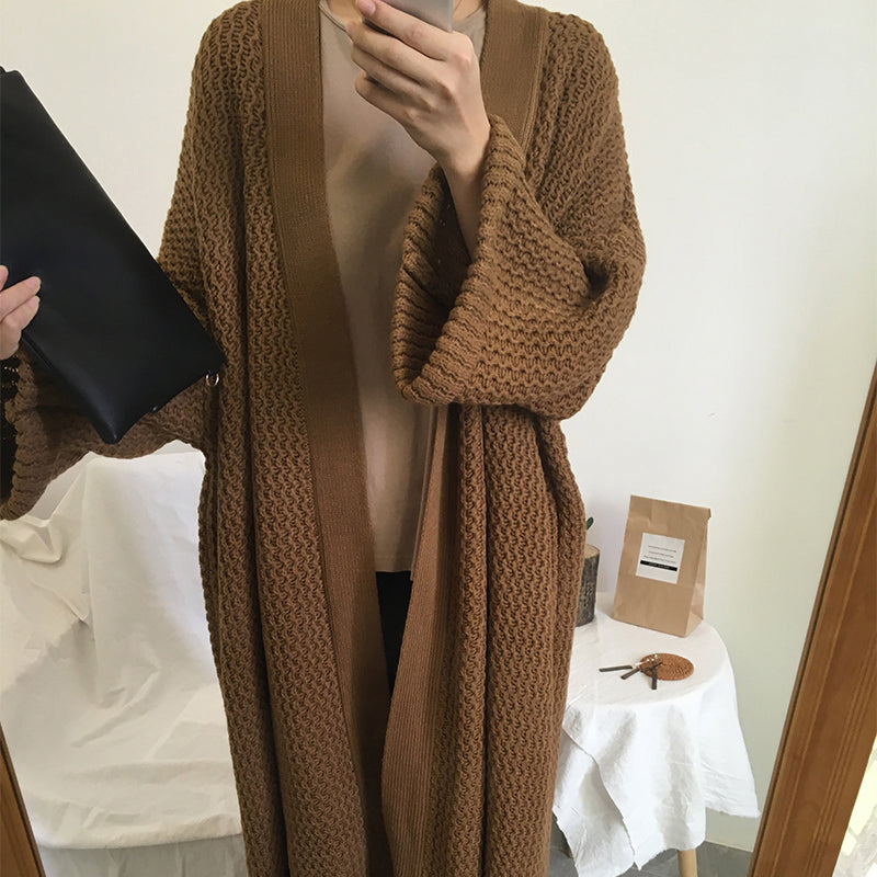 Loose Soft Warm Knitted Oversized Cardigan Sweater
