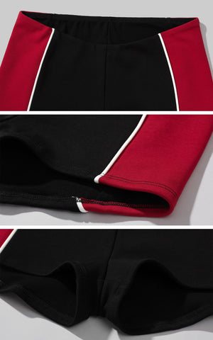 Racing Patch Zip Jacket with Elastic Cuffs and Retro Embroidery