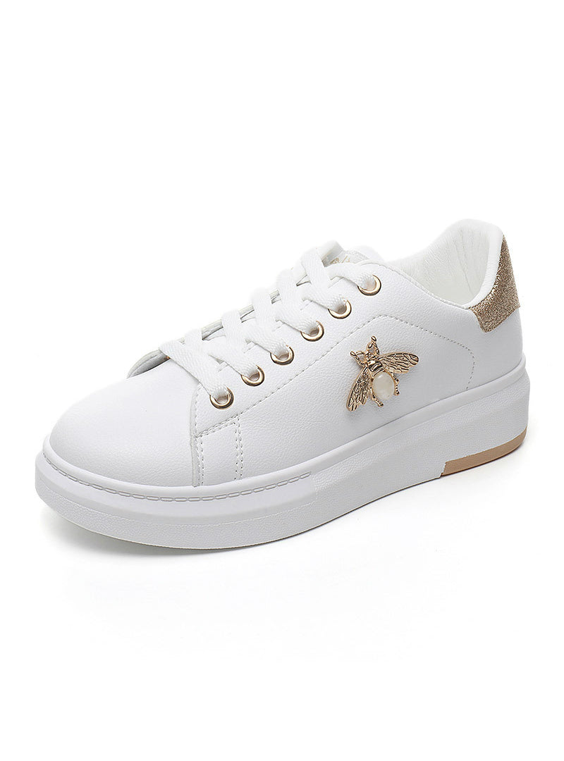 Women Sneakers Fashion Breathable PU Leather