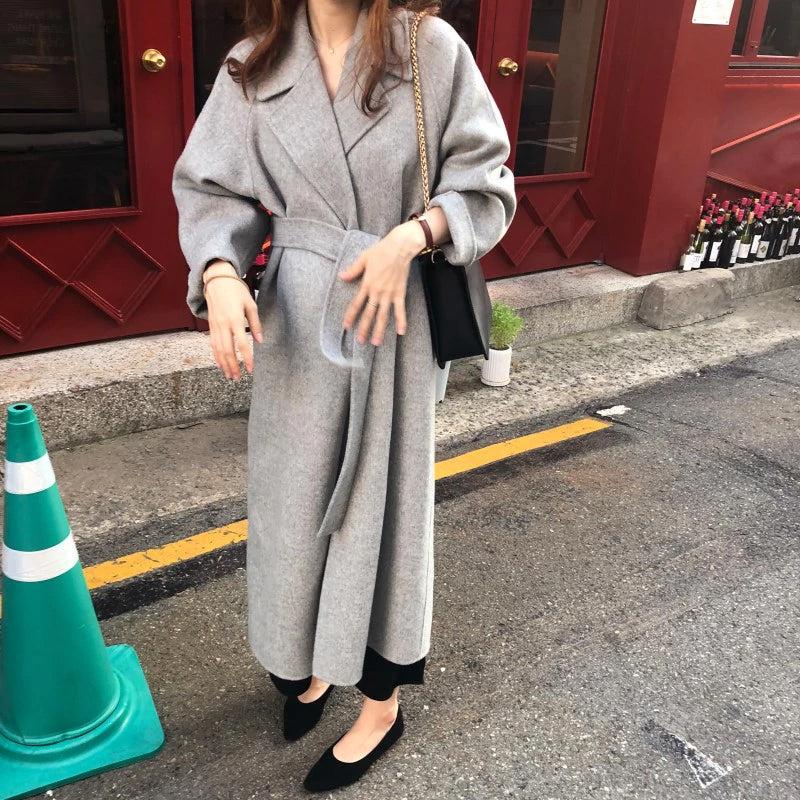 Long Elegant Loose Overcoat