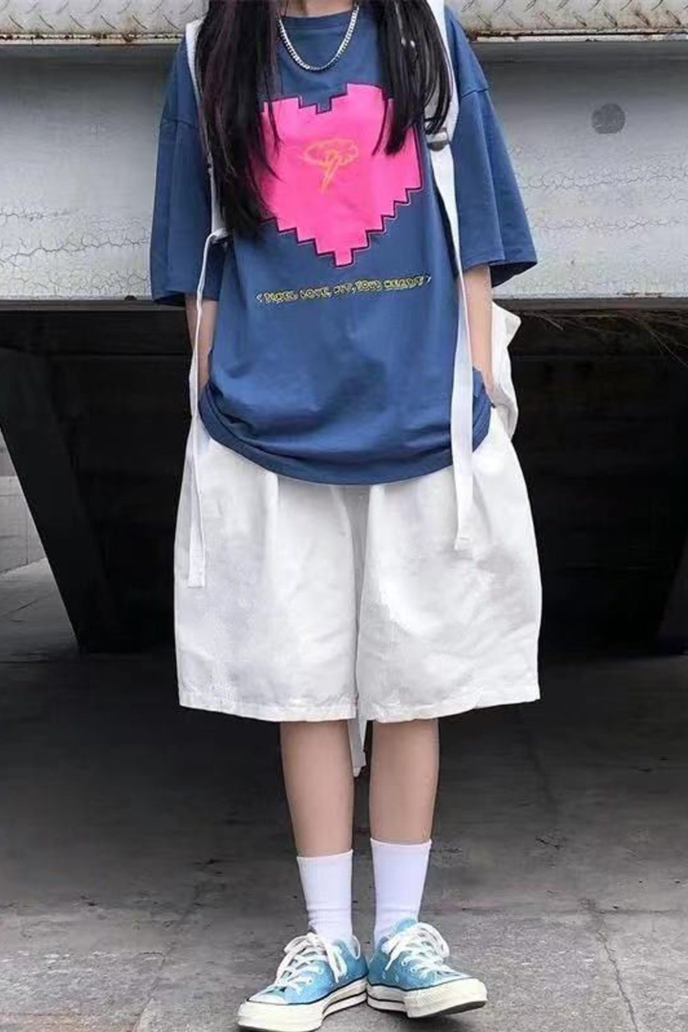 Wide Leg Knee Length Shorts Pants