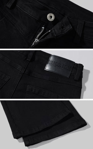 Slim Flared Denim Pants