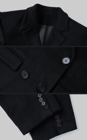 Oversized Double-Breasted Wool Blazer