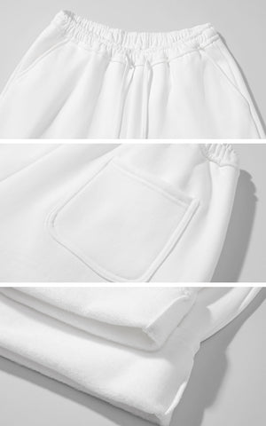 Wide-Leg Fleece Sweatpants