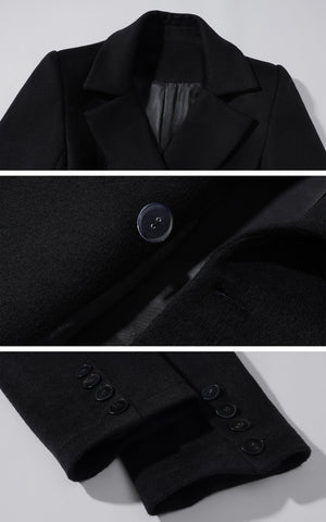 Sculpted Double-Breasted Blazer