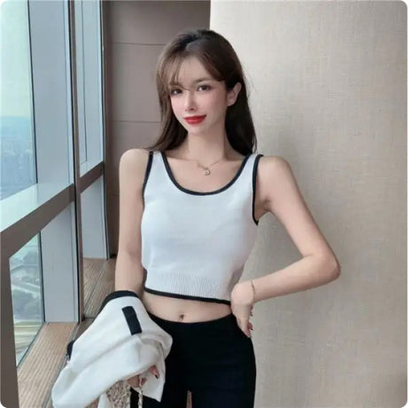 Long Sleeve Color Block Thin Cardigan Set