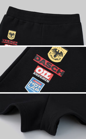 Embroidered Patch Detail Shorts
