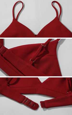 Two-Piece Layered Tank & Bralette Set