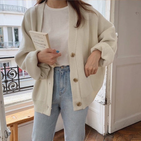 Thick Oversized Cardigan Sweater