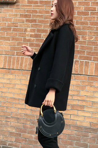 Retro Wool Blends Thickening Coat