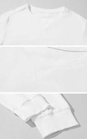 Oversized Cotton Long Sleeve T-Shirt