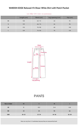 Relaxed-Fit Sheer White Shirt with Patch Pocket