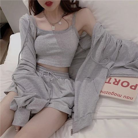 3 Pieces Home Wear Casual Suits