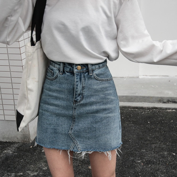 Denim Skirts