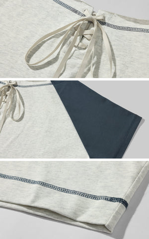 Contrast Sleeve Emblem Tee