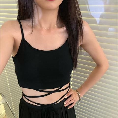 Sexy 2 Piece Set Cropped Shirt