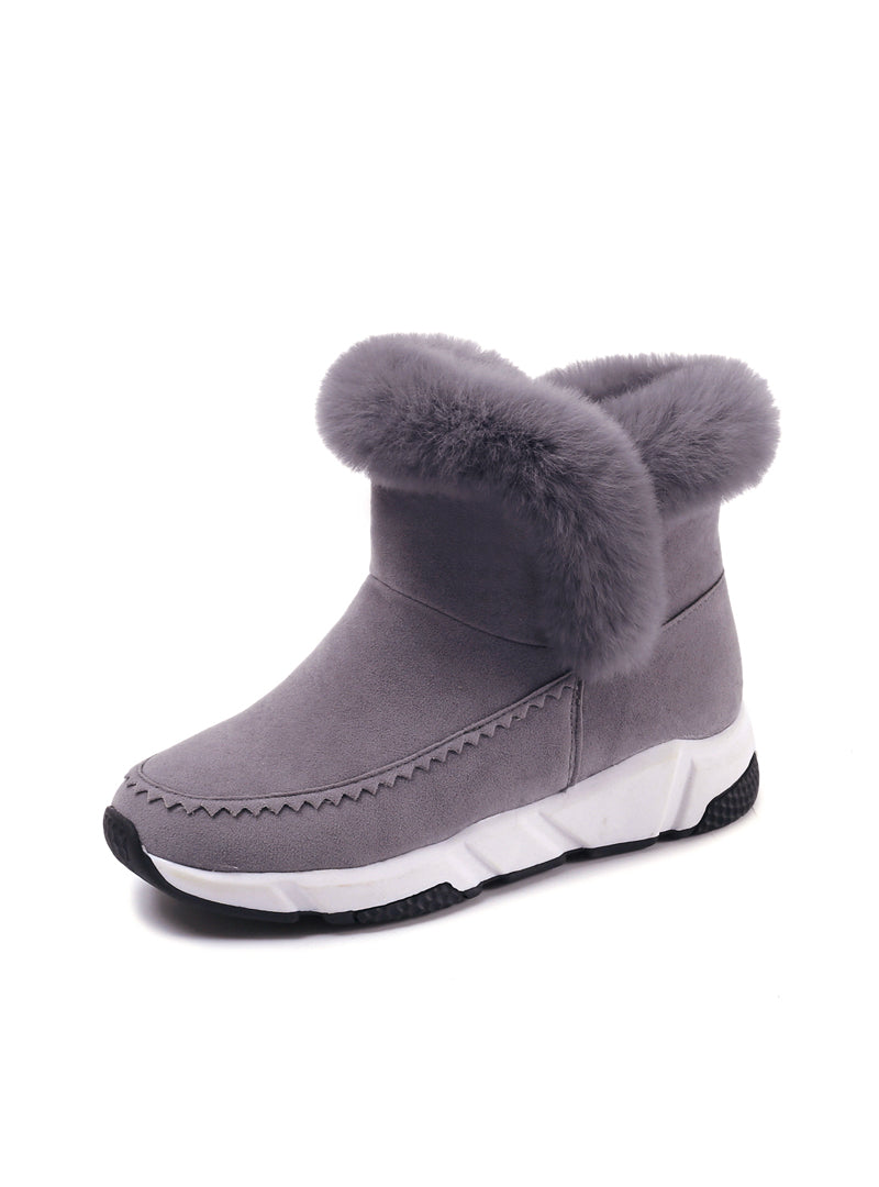 Zapatos de mujer Botas de nieve para mujer Tobillo cálido Plataforma