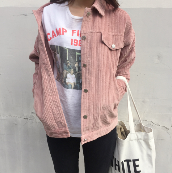 Pastel Corduroy Jacket