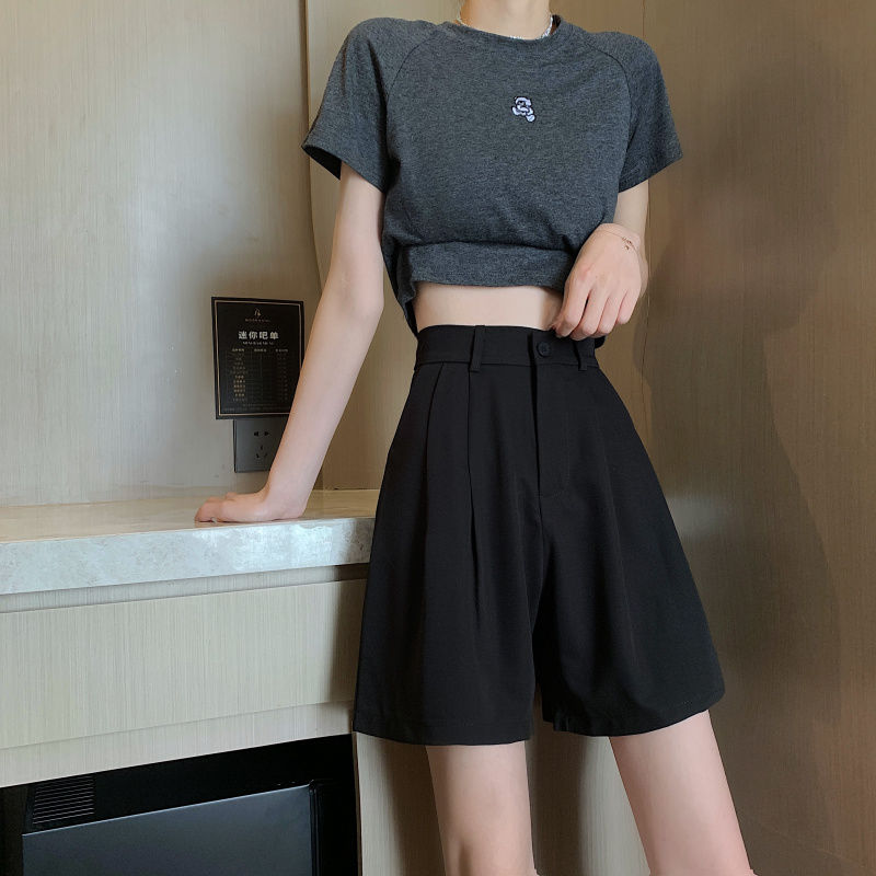 Basic Elegant Style Shorts Pants