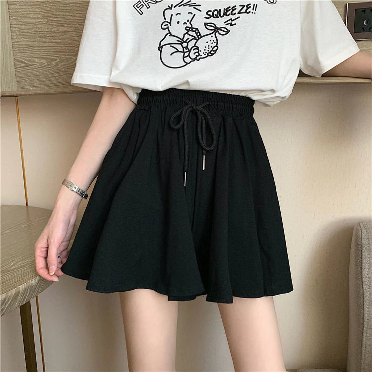 Wide Leg Casual Retro Shorts