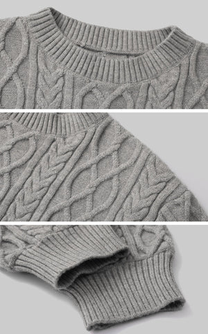 Grey Lazy Chic Sweater Set