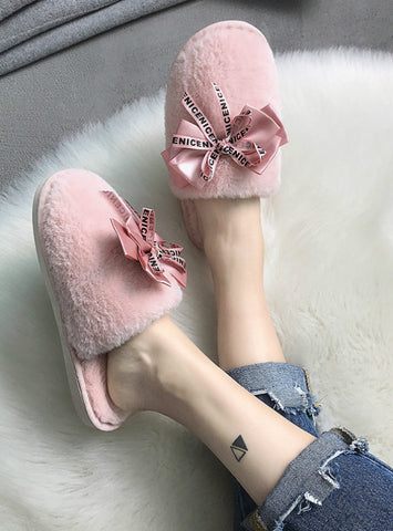 Women Home Slippers Winter Warm Shoes