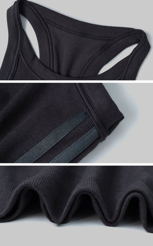 Ribbed Racerback Tank Top