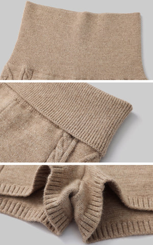 Oversized Knitwear Set with Scar
