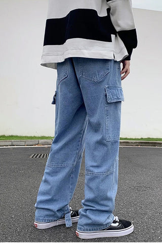Casual Hip Hop Skateboard Men Jeans Pants