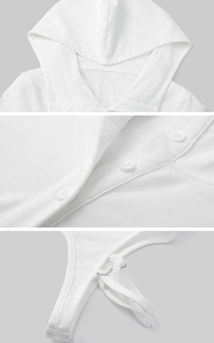 Sculpted Hooded Top