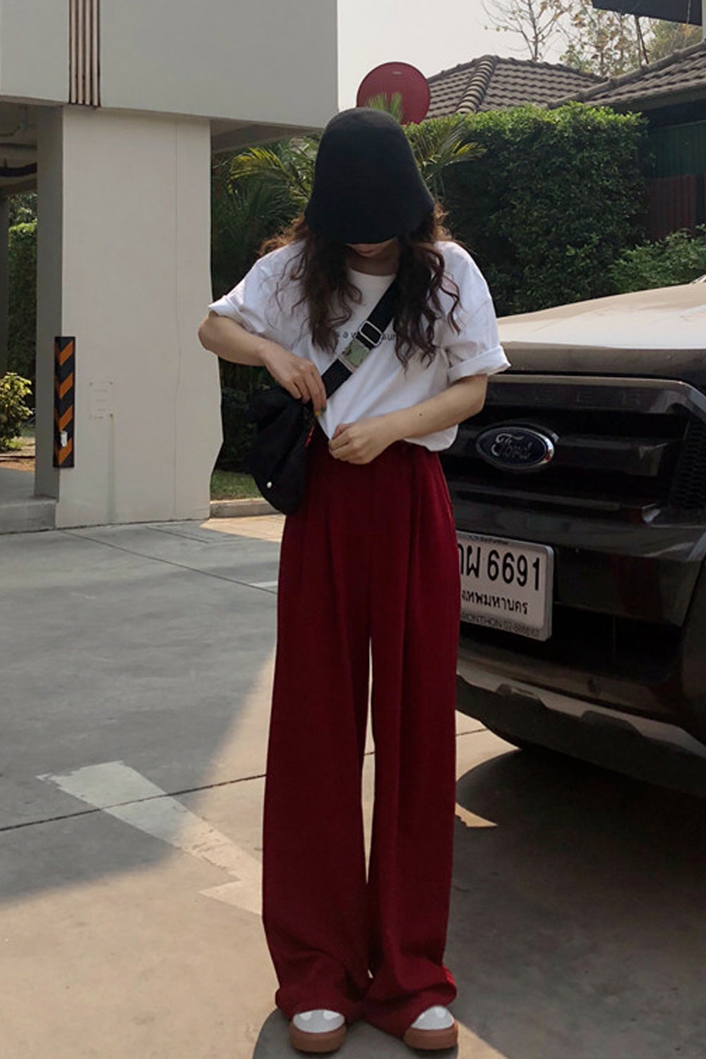 High Waist Full Length Stylish Pants