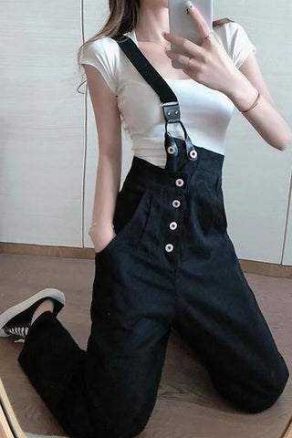 One Shoulder Irregular Style Jumpsuits